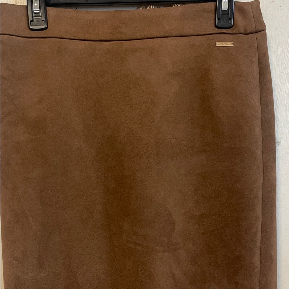 Tahari Rich Brown Pencil Skirt